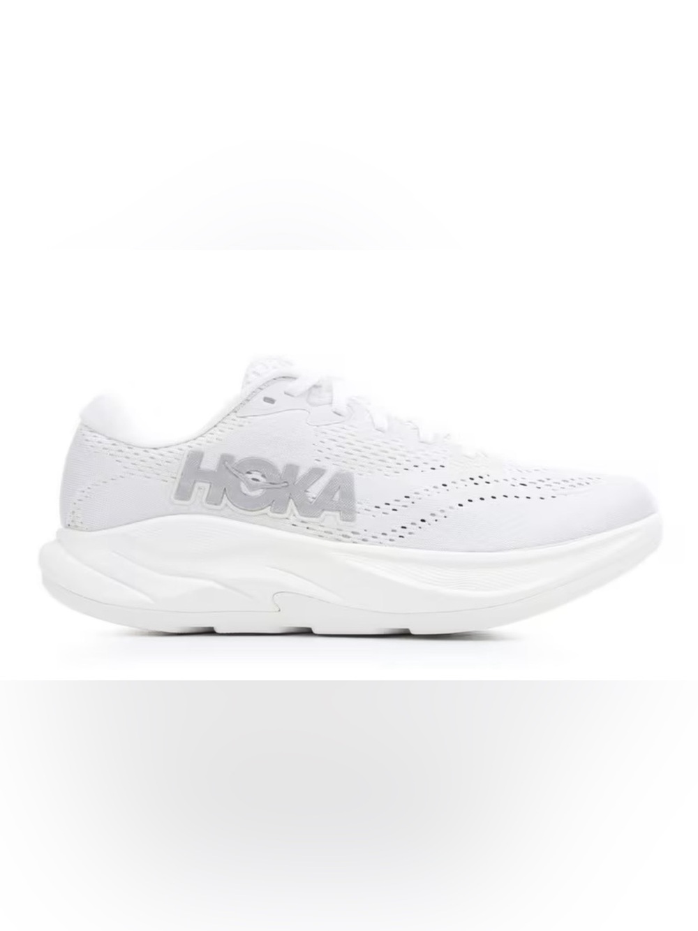 Hoka Women's White Athletic Running Shoe - White - SZ 7B (medium width)